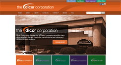 Desktop Screenshot of dicor.com